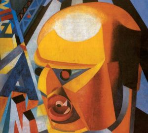 Enrico Prampolini, “Ritratto di Marinetti”, 1924-1925. Torino, Galleria d’Arte Moderna. - Archivio BPP