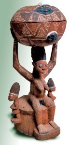 Figura femminile
votiva proveniente dalla Nigeria (Yoruba).