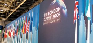 Particolare del G20 di Londra dellaprile scorso sulla crisi delleconomia globale. - Archivio BPP