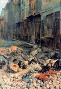J.-L. Ernest Meissonier, “Barricate del giugno 1848”, Parigi, Musée du Louvre. - Archivio BPP
