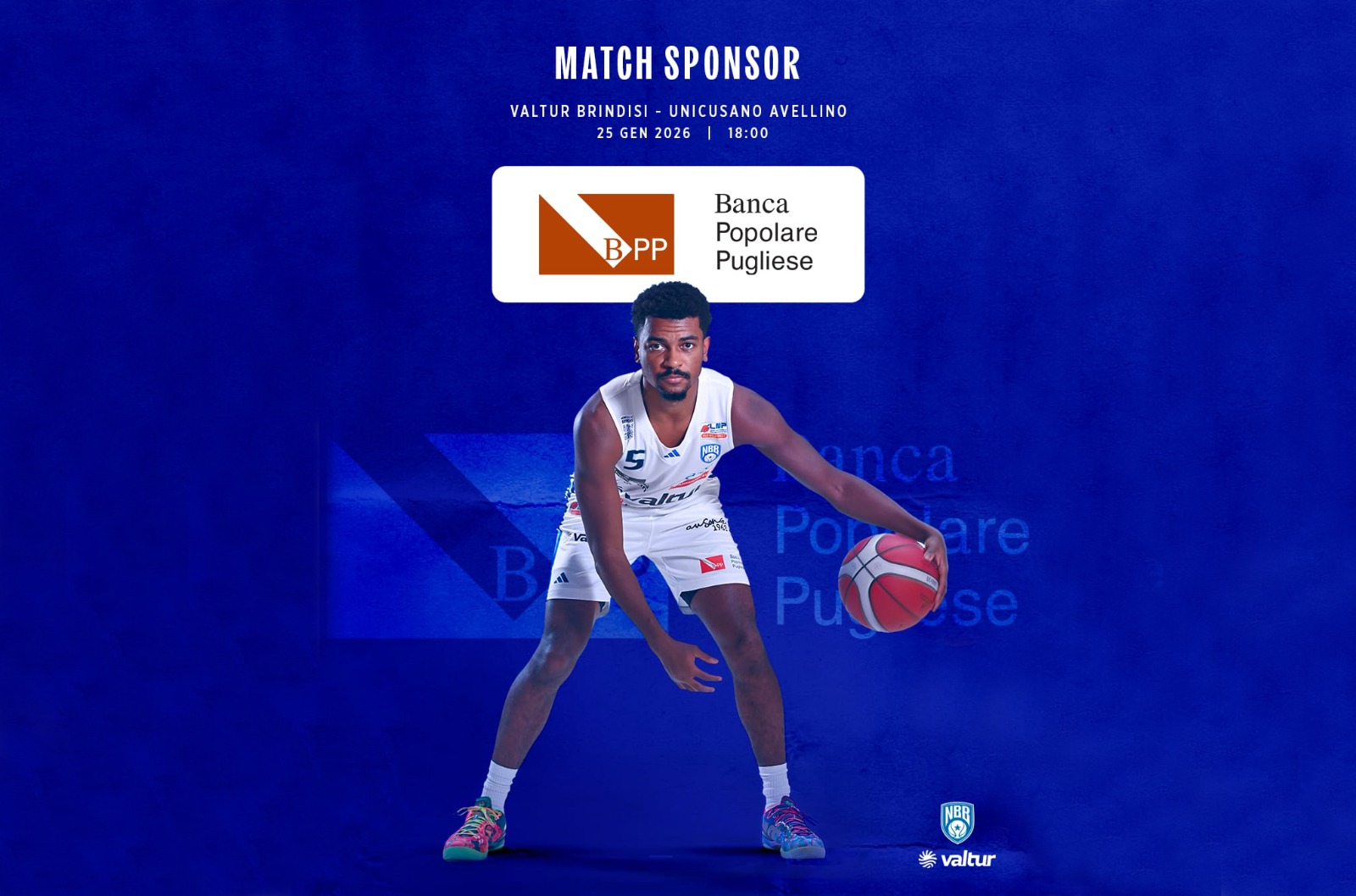 Banca Popolare Pugliese match sponsor Valtur Brindisi vs Unicusano Avellino