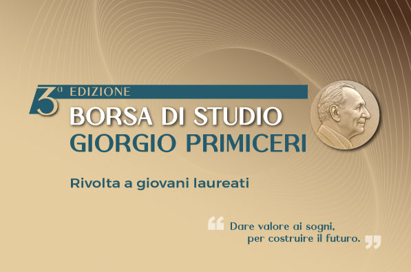 Al via la terza edizione della Borsa di Studio “Giorgio Primiceri”