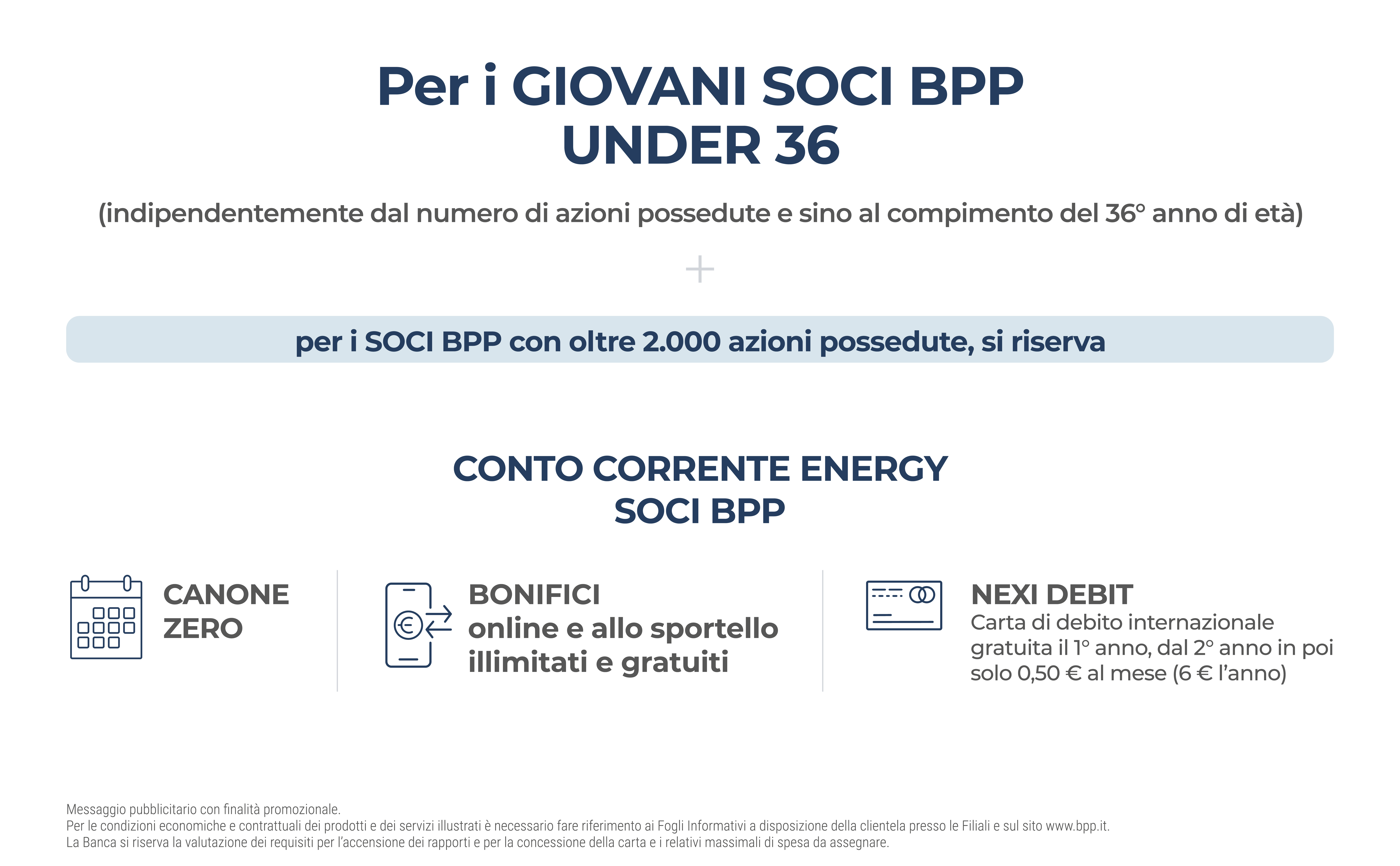 bpp - le tue esigenze di risparmio - tabella dati