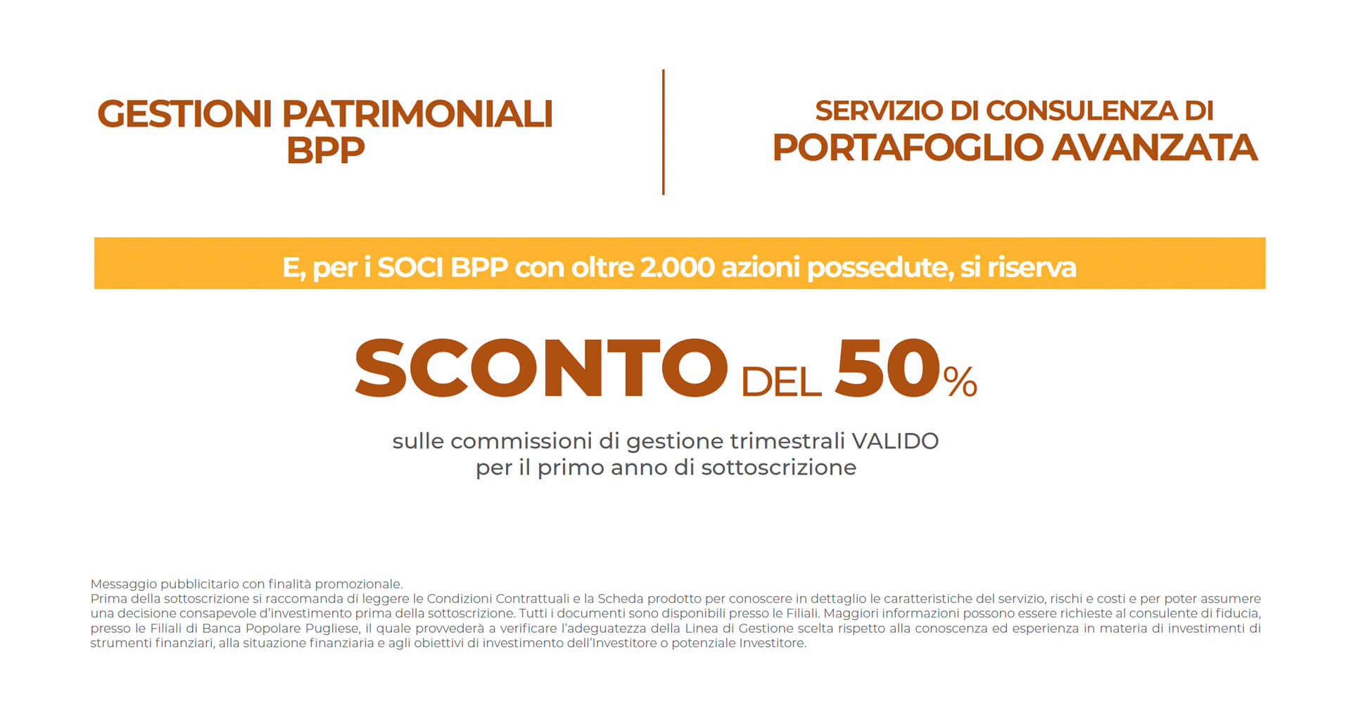 bpp - le tue esigenze di investimento - tabella dati bpp - le tue esigenze di investimento - tabella dati
