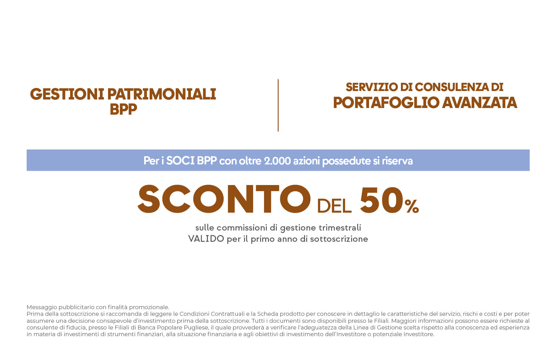 bpp - le tue esigenze di investimento - tabella dati bpp - le tue esigenze di investimento - tabella dati