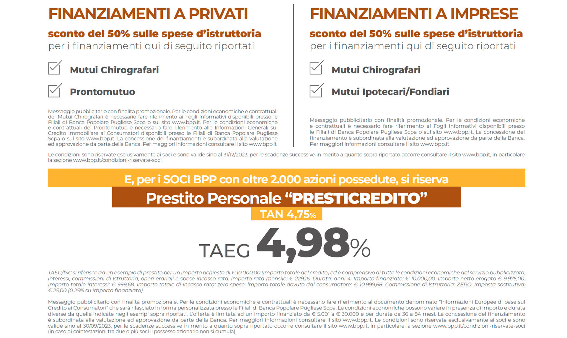 bpp - i tuoi progetti - tabella dati bpp - i tuoi progetti - tabella dati