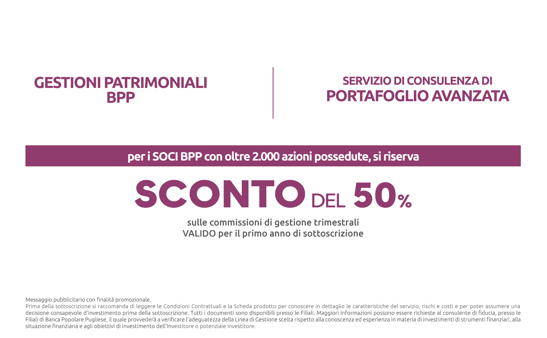 bpp - le tue esigenze di investimento - tabella dati bpp - le tue esigenze di investimento - tabella dati