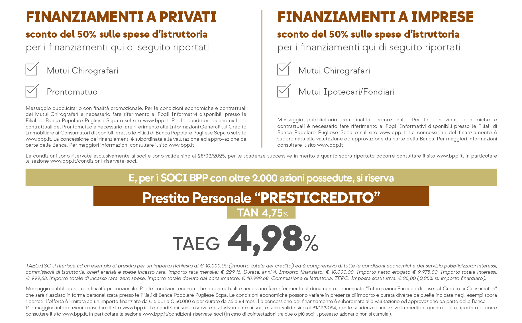 bpp - i tuoi progetti - tabella dati bpp - i tuoi progetti - tabella dati