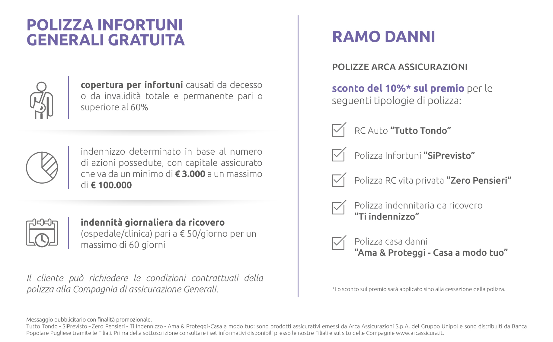 bpp - le tue esigenze di protezione - tabella dati bpp - le tue esigenze di protezione - tabella dati
